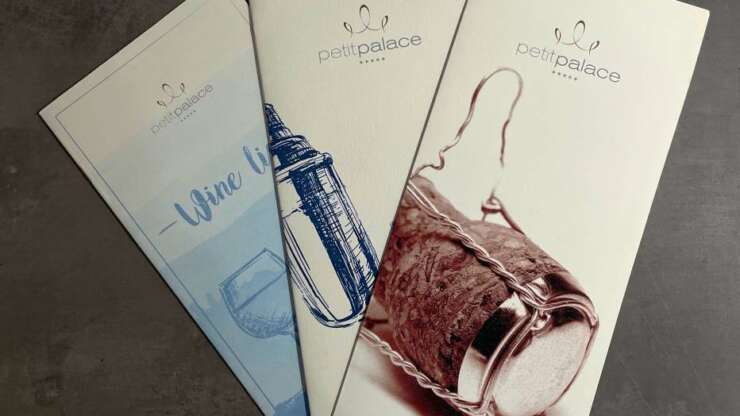 petit palace wine list